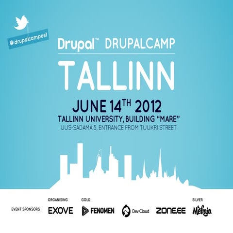 Welcome to Drupalcamp Estonia 2012