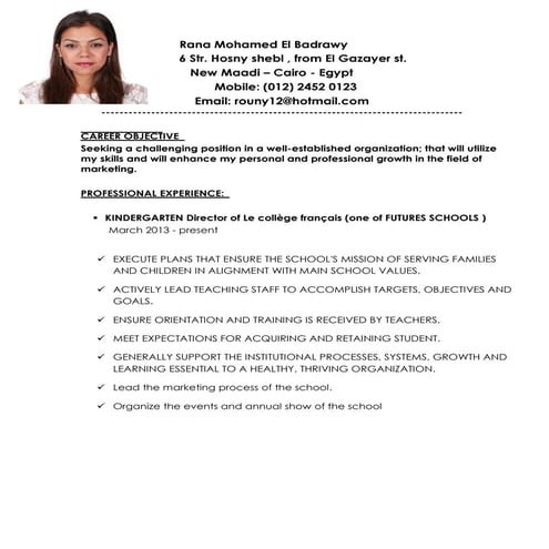 Rana Final CV | PDF