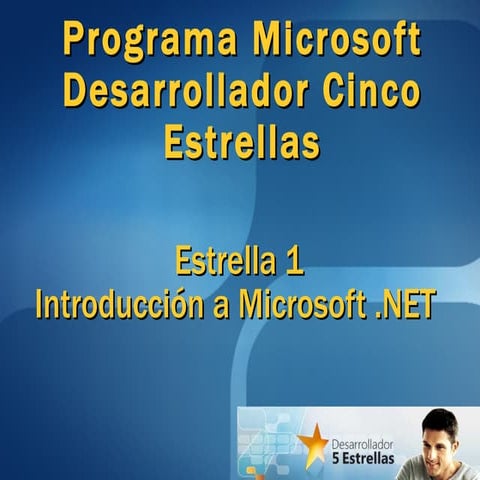Dce1 introduccion microsoft.net