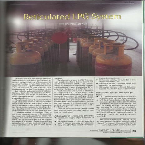 Reticulated LPG System