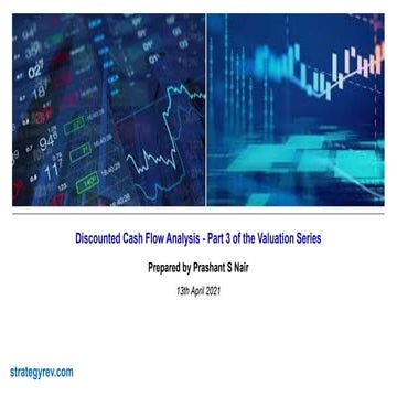 Discounted Cash Flow Analysis