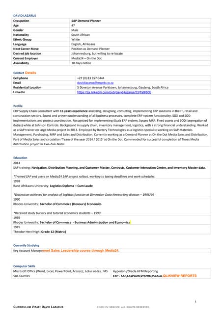Current Cover Letter Resume