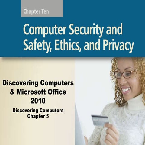CH. 5 Computer Security and Safety, Ethics and Privacy