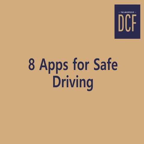 8 Apps for Safe Driving