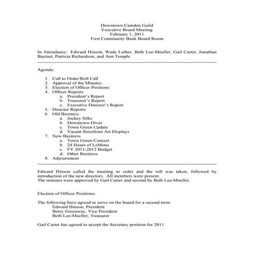 Dcg ec minutes 01 feb11