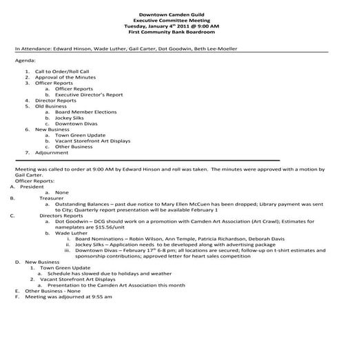 Dcg ec minutes 04 jan11