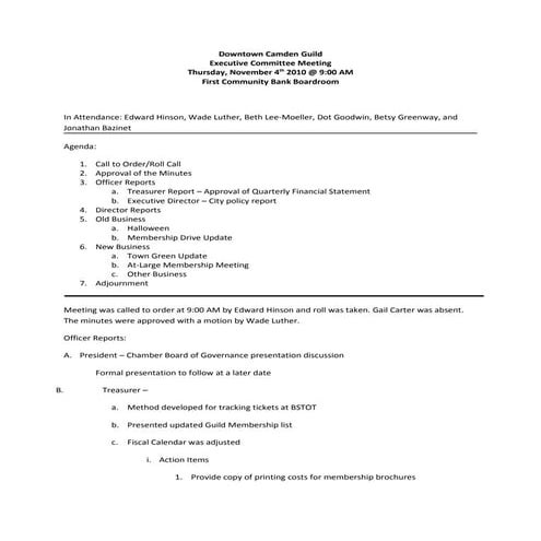 Dcg ec minutes 14 oct10