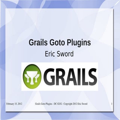 Grails Goto Plugins