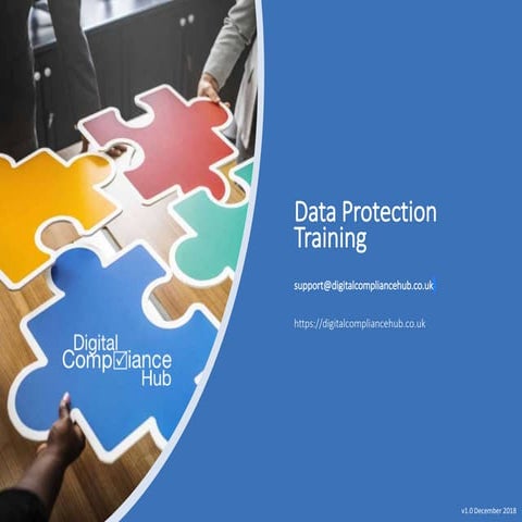 DCH Data Protection Training Presentation | PPTX | Email | Internet
