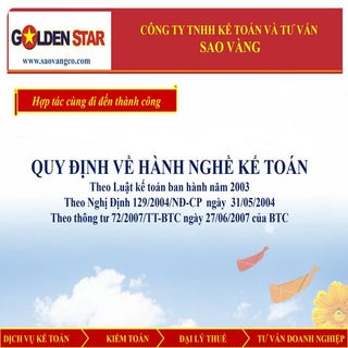 Dịch vụ kế toán