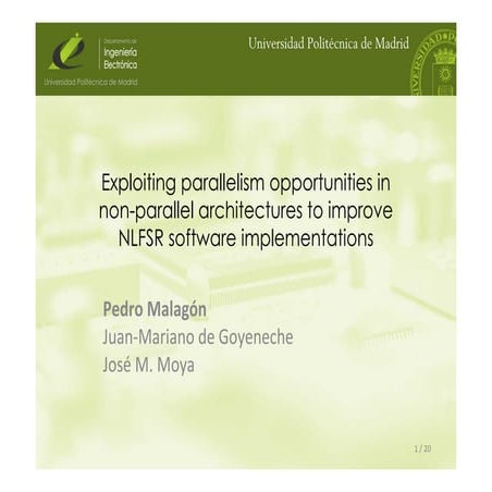 Exploiting parallelism opportunities in non-parallel architectures to improve...