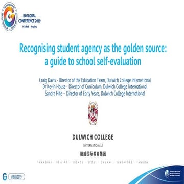 Dulwich College International School Evaluation