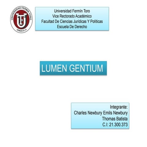  Lumen Gentium
