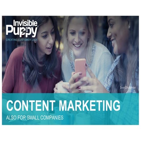 Content Marketing: also for small companies