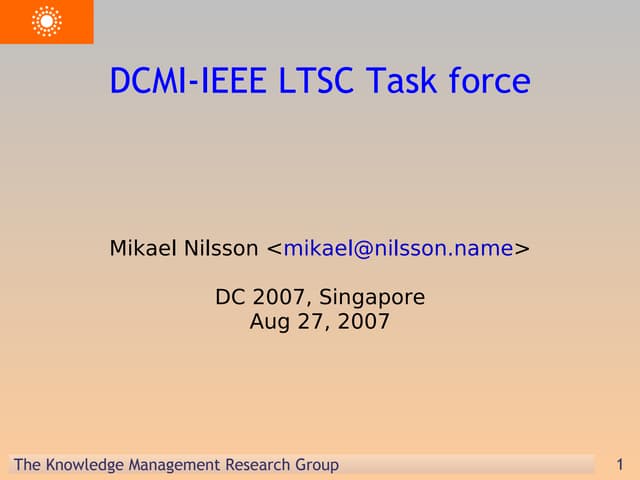 LOM DCAM at LOM Meeting 2008-04-23