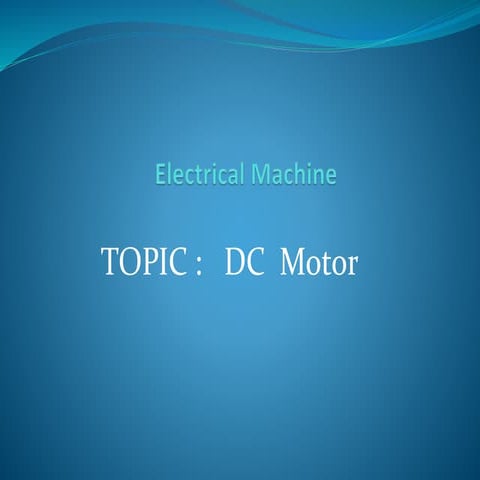 Dc  motor