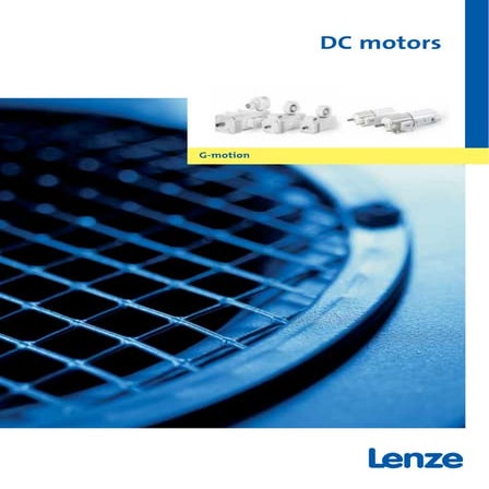 DC двигатели Lenze