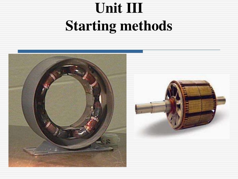 Dc motor starters