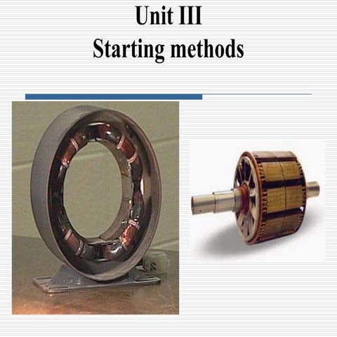 Dc motor starters
