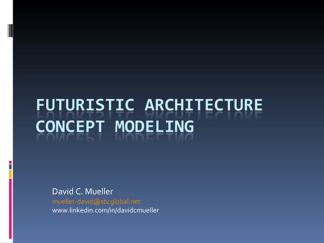 DCM Portfolio Futuristic Architecture