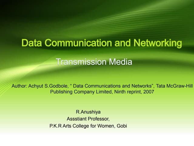 Transmission Media.