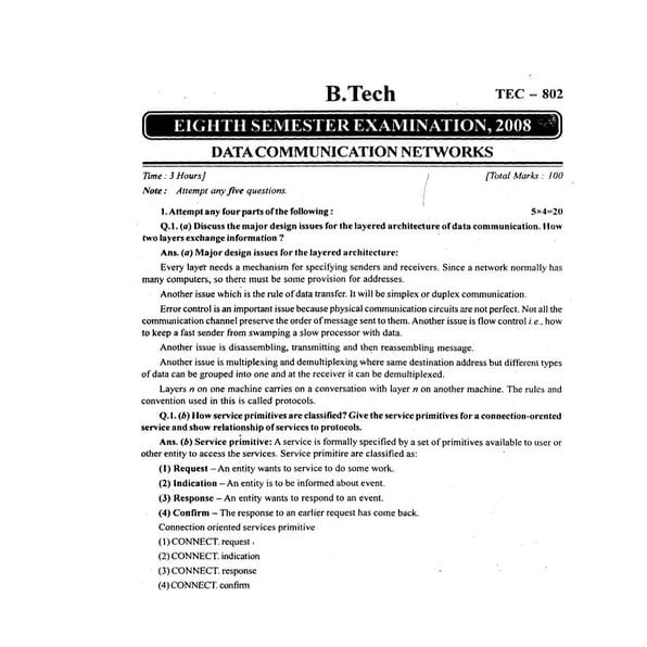 Dcn previous que1 with solutions