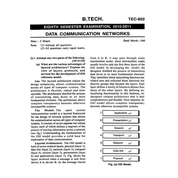 Dcn previous que3 with solutions
