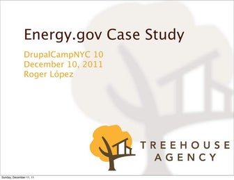 DruplCampNYC 10 - Energy.gov Case Study