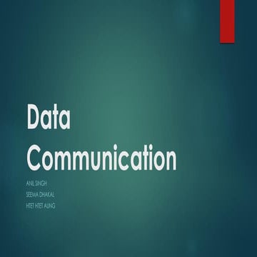 dcomm project presentation anil singhh ppt