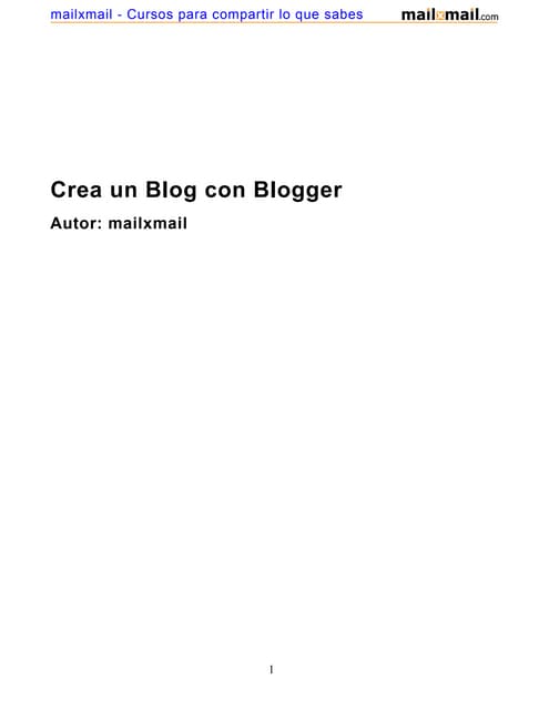 D como hacer un blog(blogger)