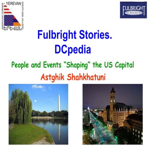 DCpedia. People and Events "Shaping" the US Capital