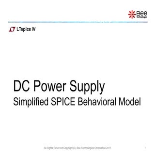Simple model of DC Power Supply(LTs...