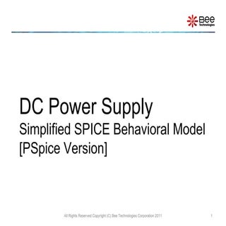 Simple model of DC Power Supply(PSp...