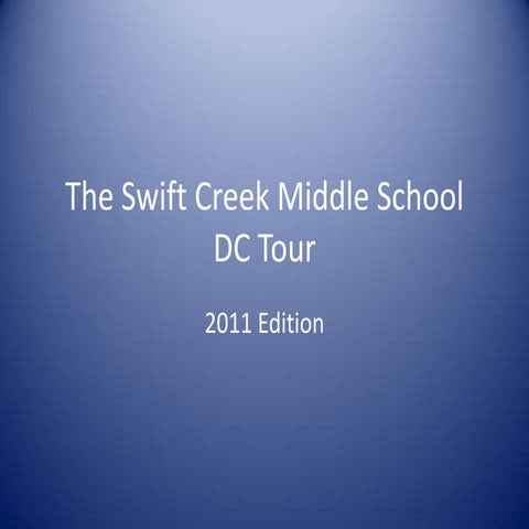 SCMS DC Tour - 2011 Edition