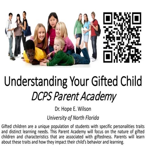 DCPS Understanding Your Gifted Child