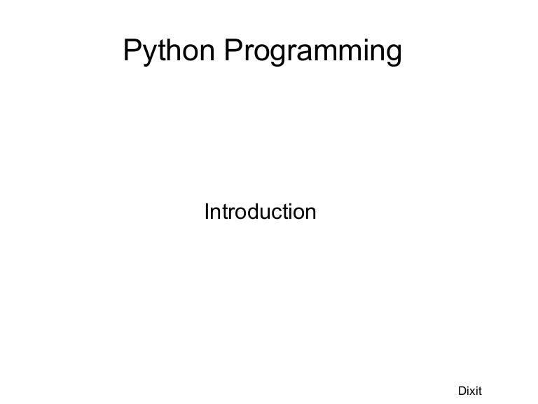 Dc python programming day 1