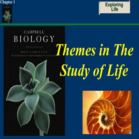 Chapter 01 Themes in the Study of Life