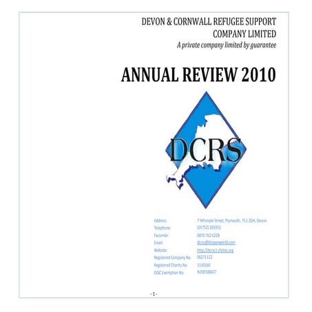 DCRS Annual Review 2010