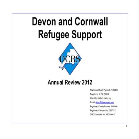 DCRS ANNUAL REVIEW 2012