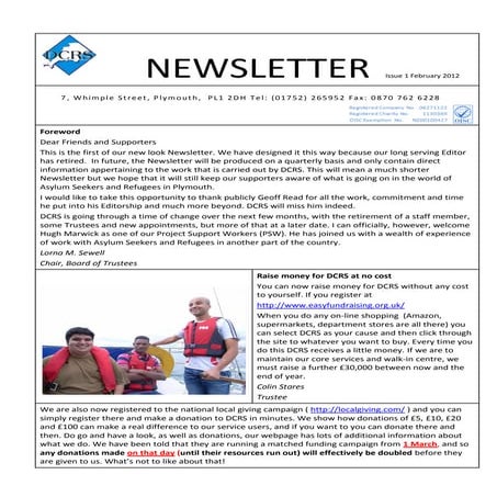 DCRS Newsletter February 2012