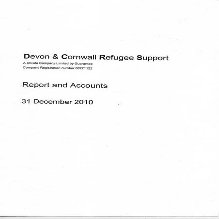DCRS 2010 Auditor's Report and Accounts 
