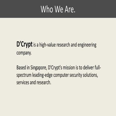 DCrypt