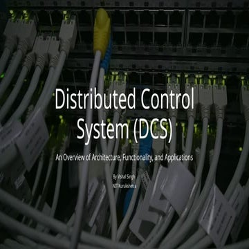 This ppt is about distributed  control system.