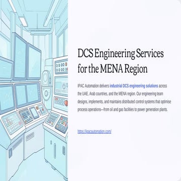 Comprehensive DCS Engineering Services for MENA Industrial Automation | PDF