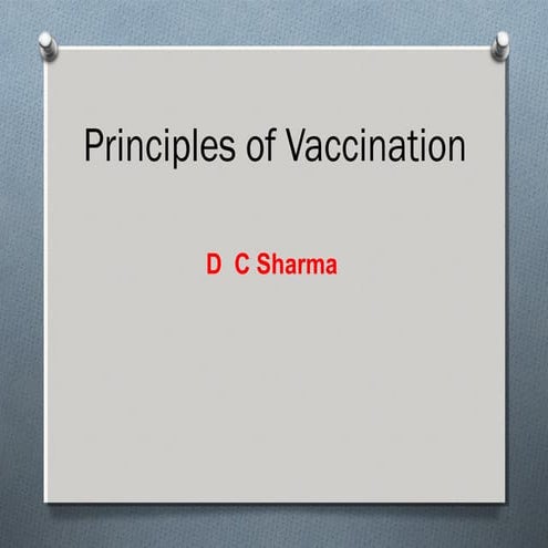 Principles of Vaccination