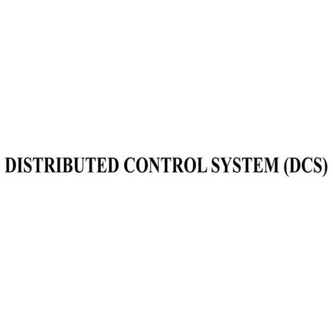 DISTRIBUTED CONTROL SYSTEM  IN THERMAL POWER PLANT