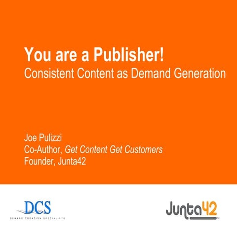 Demand Generation through Consistent Content Marketing