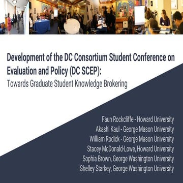 DC Consortium Student Conference 1.0