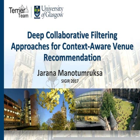 Doctoral Consortium Slides at SIGIR 2017