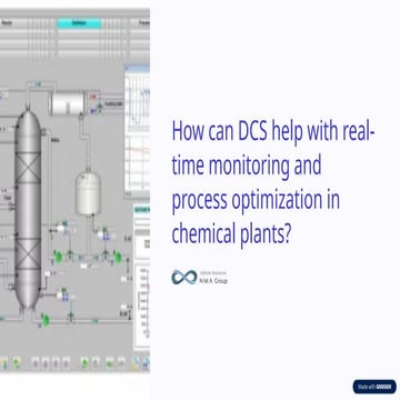 How can DCS help with real-time monitoring and process optimization in chemic...